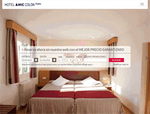 Tablet Screenshot of hotelcolonpalma.com